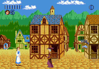 Beauty and the Beast - Belle's Quest (USA) In game screenshot